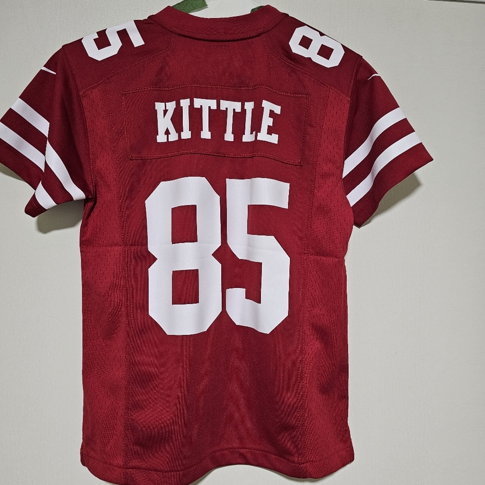 Kids 49ers Jersey Kittle Size S /8 yrs